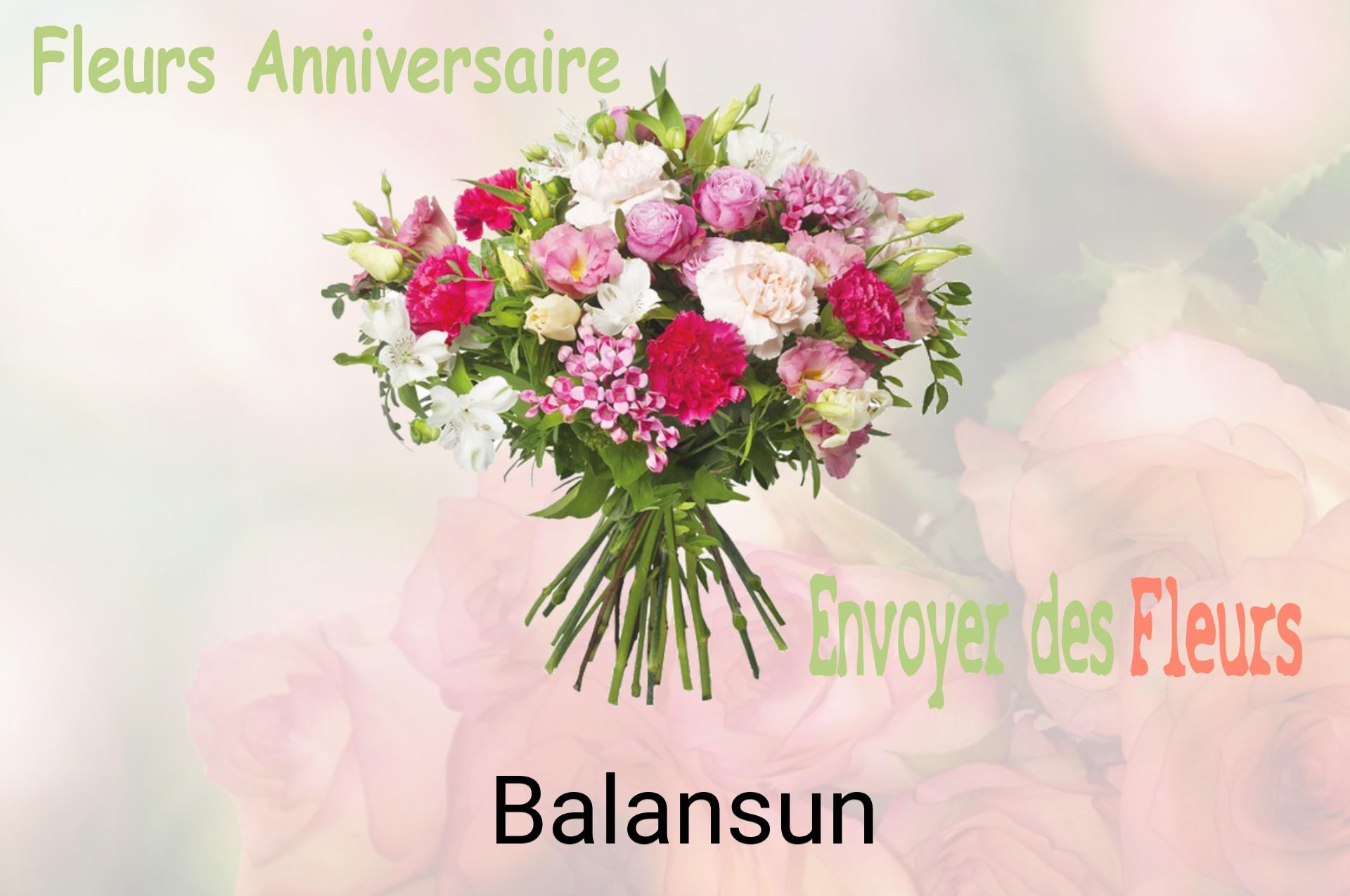 Bouquet de fleurs d’anniversaire livré à Balansun